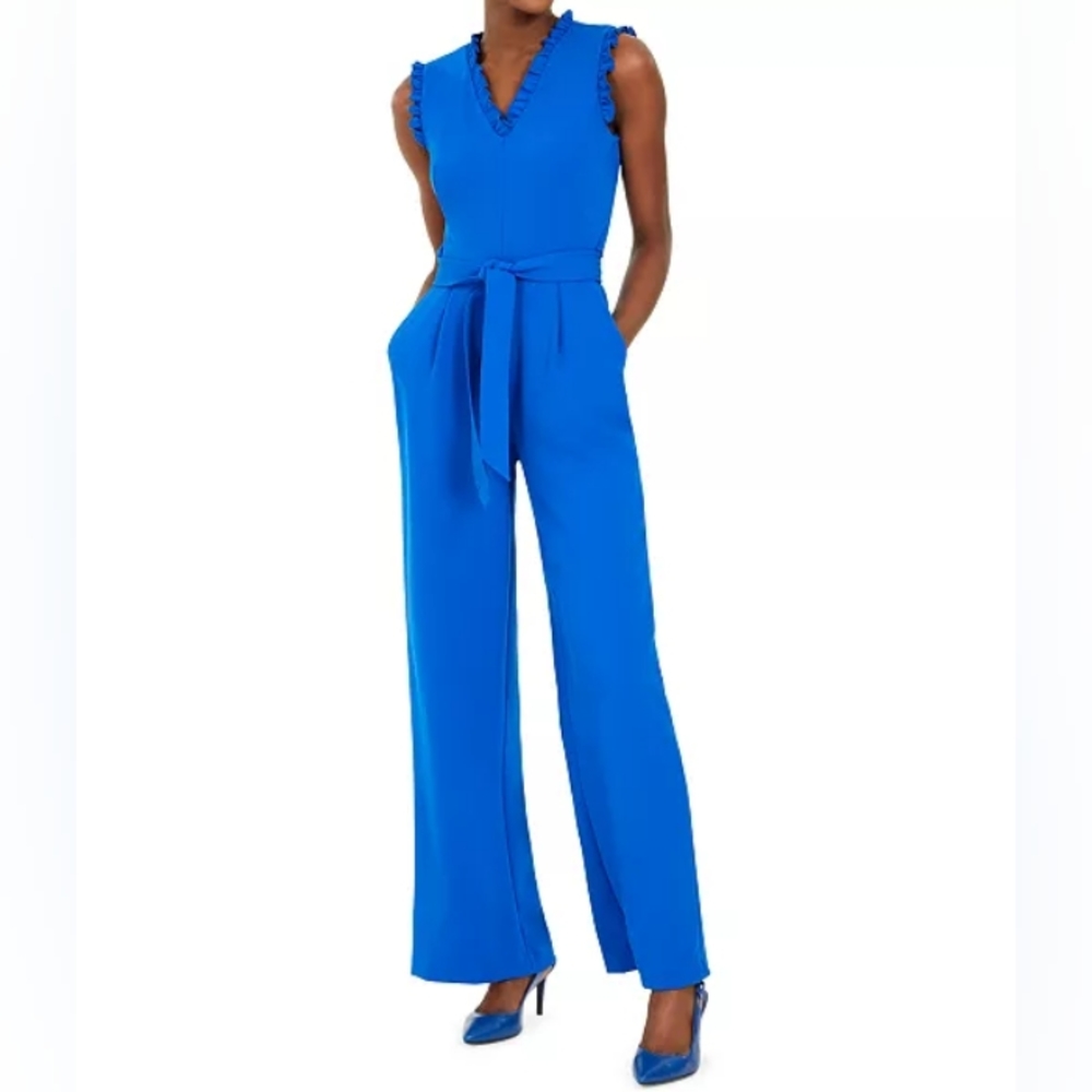 Nwt CALVIN KLEIN jumpsuit GREEN Sz 14